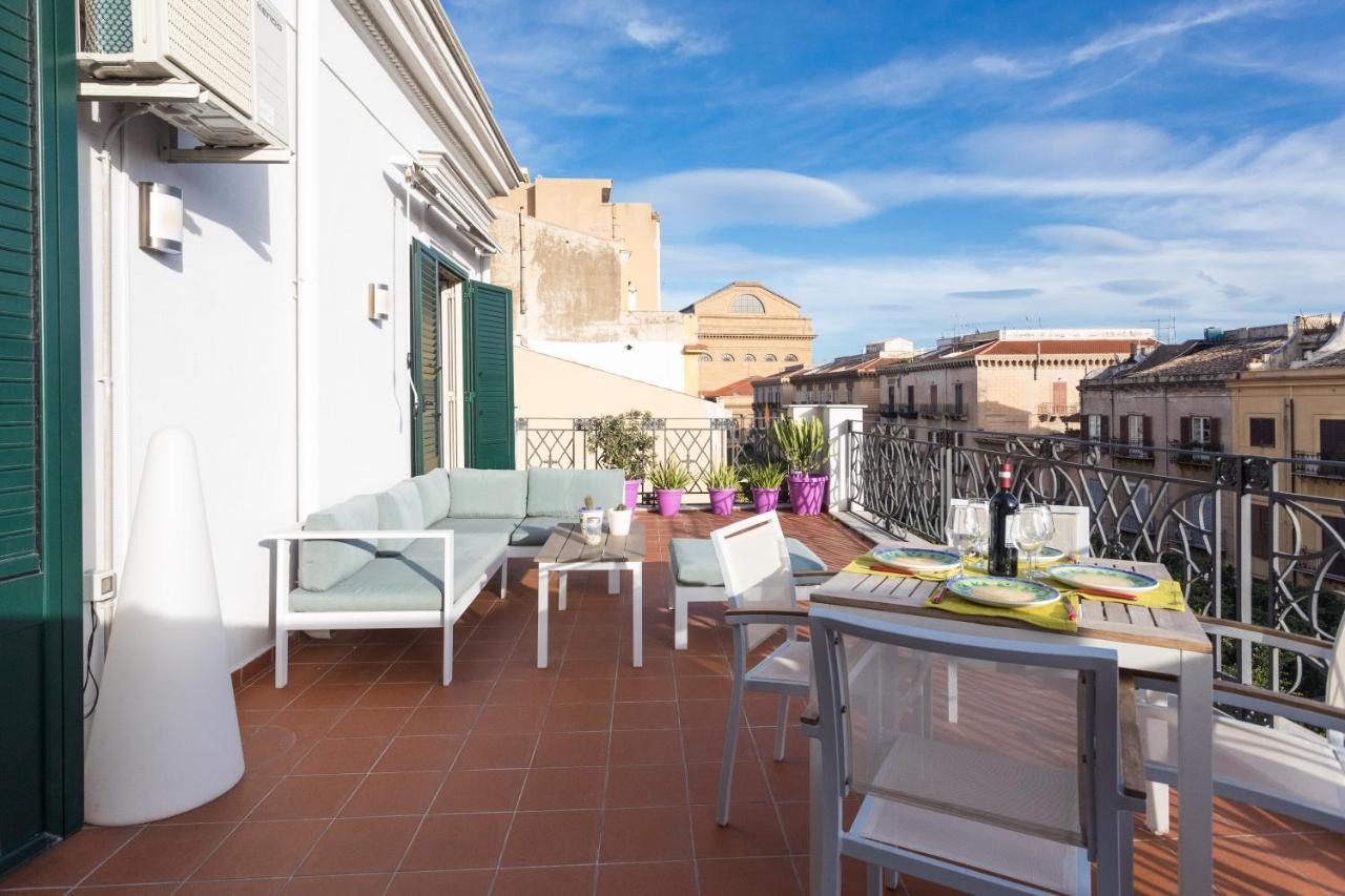 Apartament Terrazza Massimo Palermo Zewnętrze zdjęcie