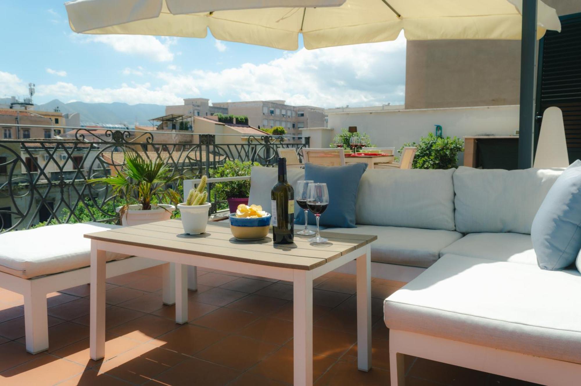 Apartament Terrazza Massimo Palermo Zewnętrze zdjęcie