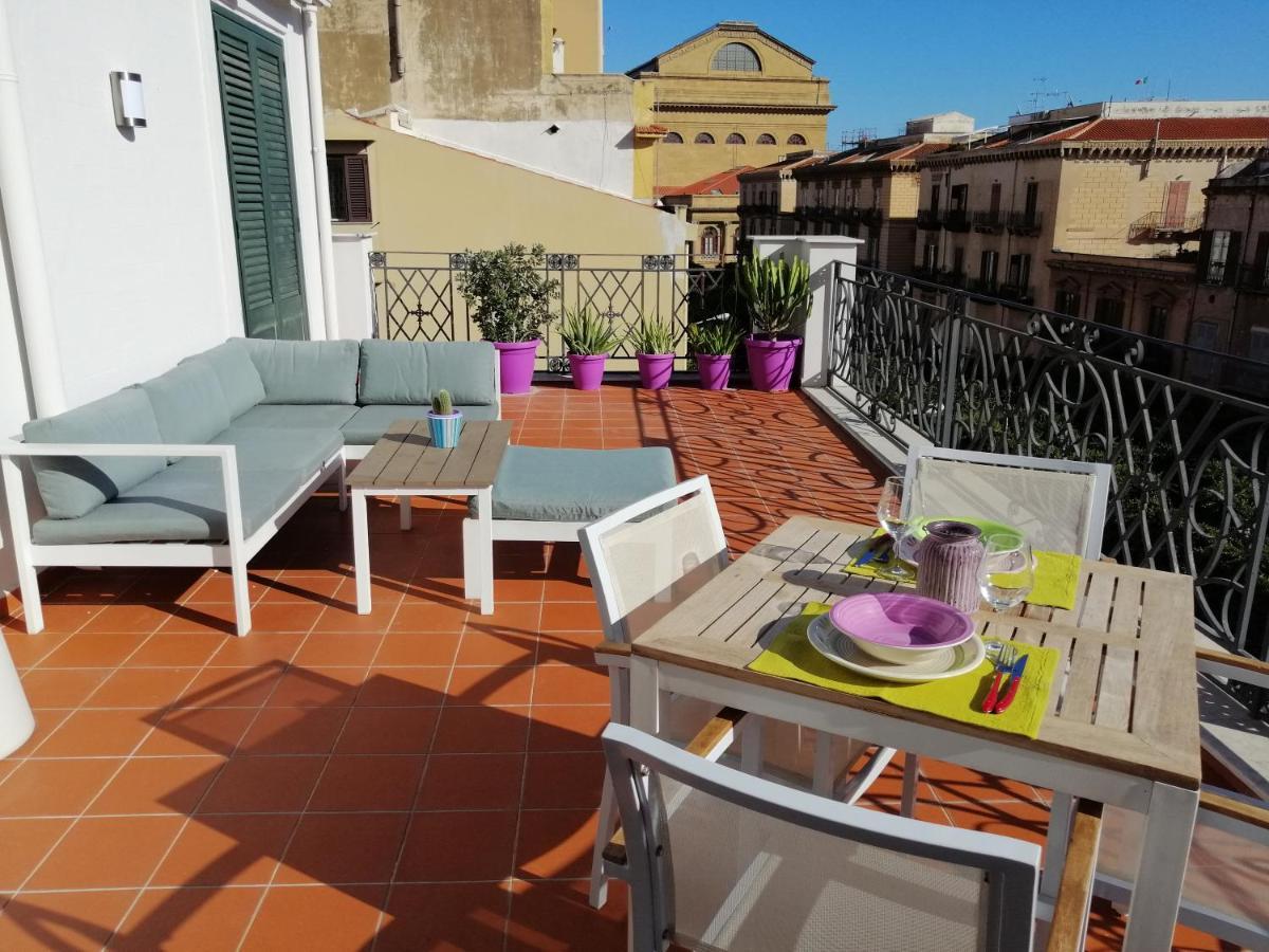 Apartament Terrazza Massimo Palermo Zewnętrze zdjęcie